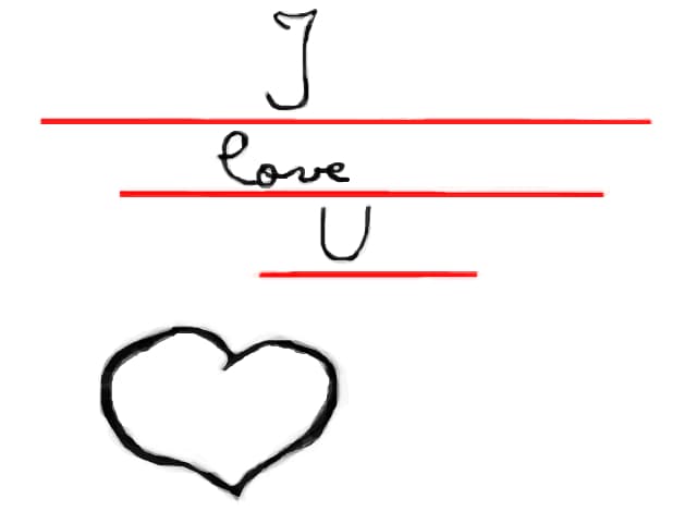 I love U