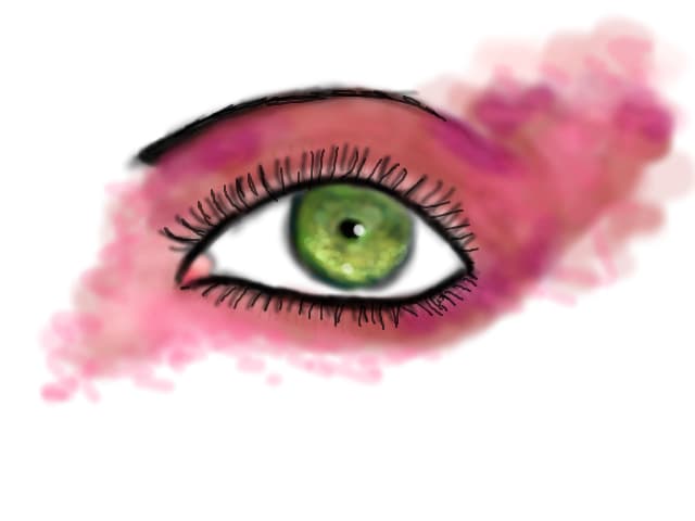 green eye