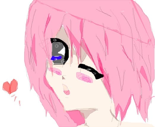 Anime Girl Pink