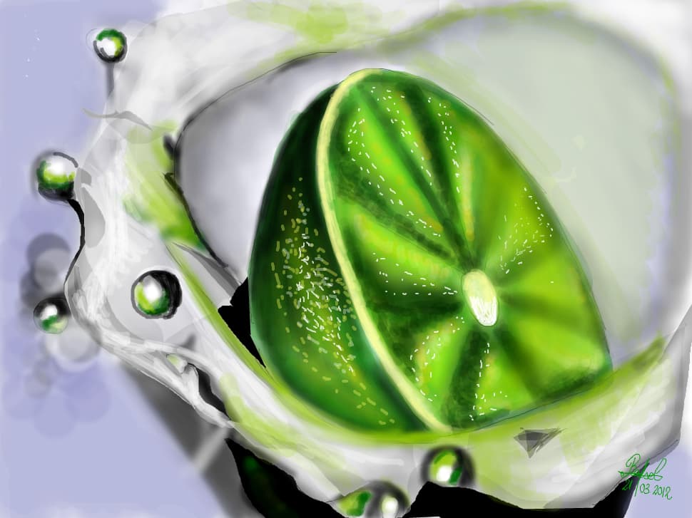 greeen lemon..