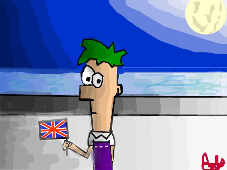 englezul ferb intr-o varianta...mai picturala