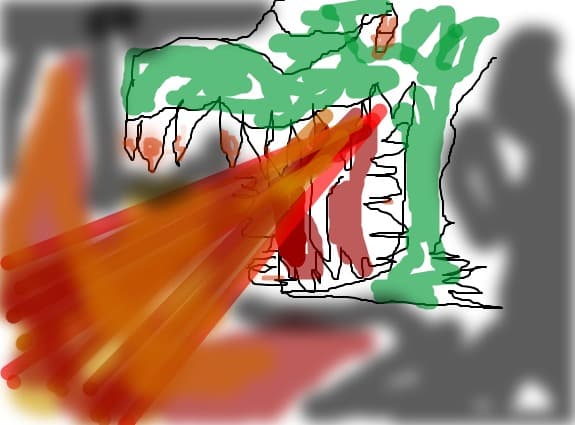 Burstig fire dragon