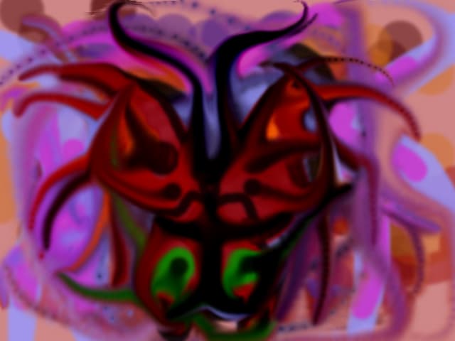 red butterfly