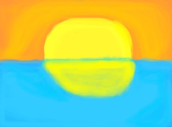 Apus de soare pe ocean