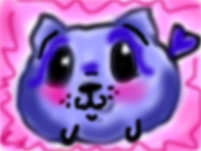 blue kitty