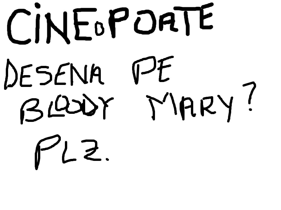 cine poate sa o deseneze pe bloody mary?