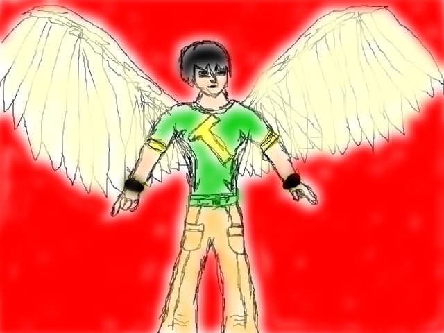 Fallen angel from heaven