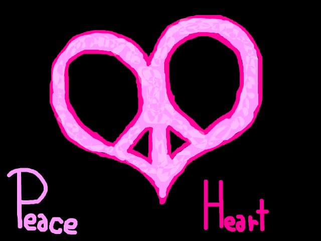 Peace heart