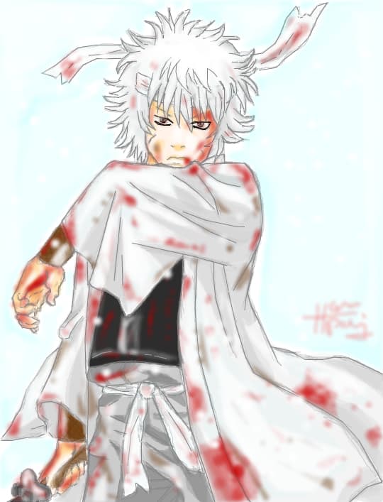Sakata Gintoki aka Shiroyasha or "Gin" from Gin Tama