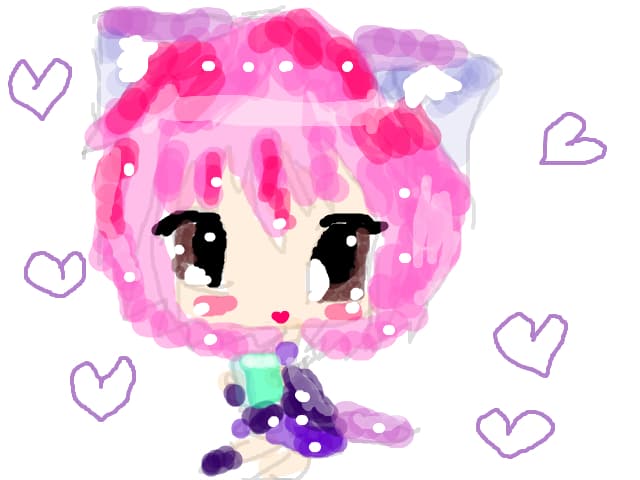 Chibi in pink