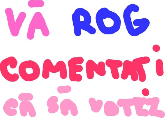 va rog comentati ca sa pot vota