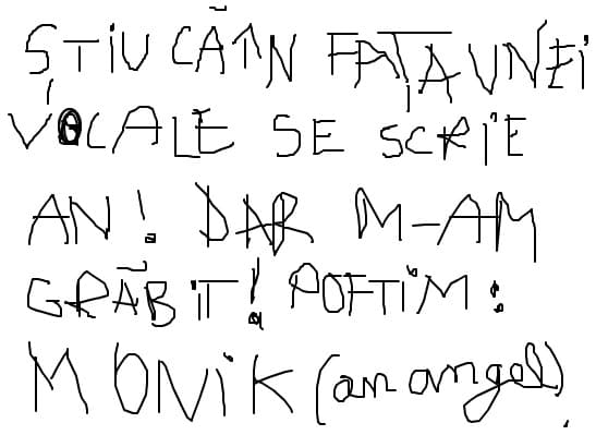Pentru intelegere!