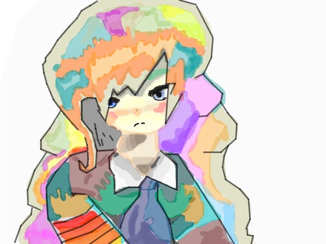 Rainbow girl
