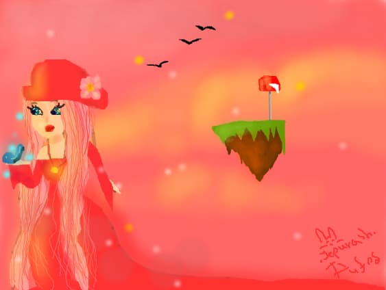 anime girl...