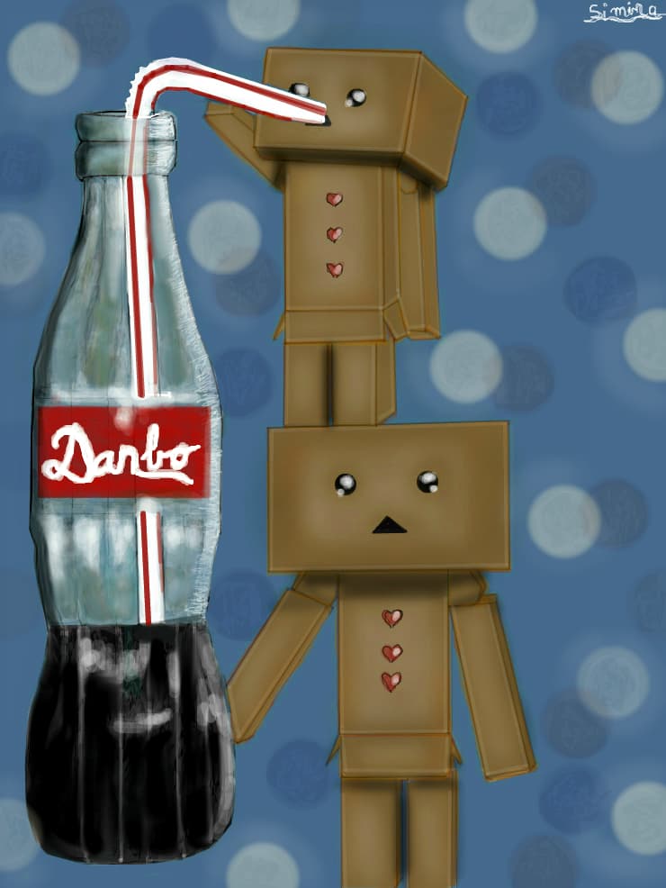 Danbo loves Cola!