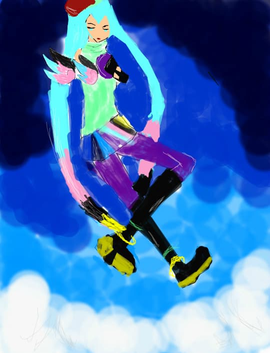 Crazy Girl And CRAZY Colors