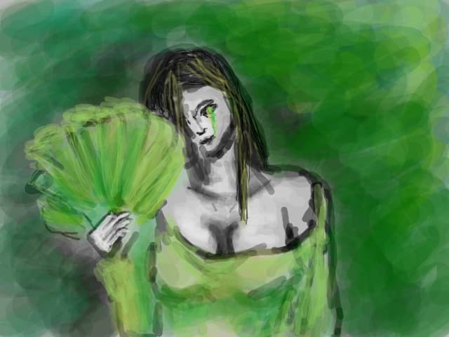 green girl