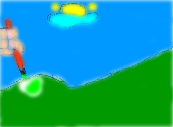 Mana pictorului :D
