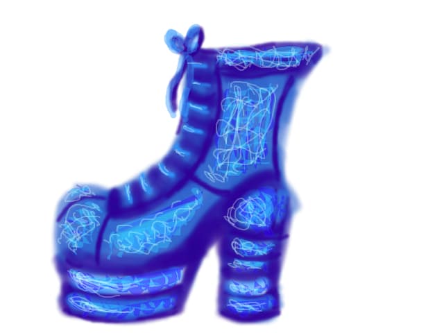 blue:X