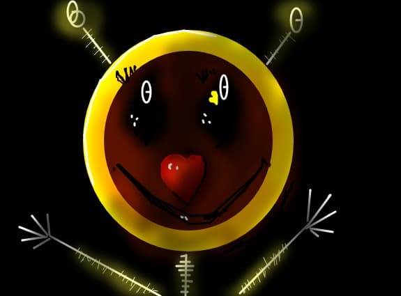 face yellow
