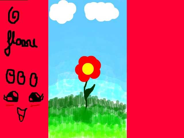 o floare