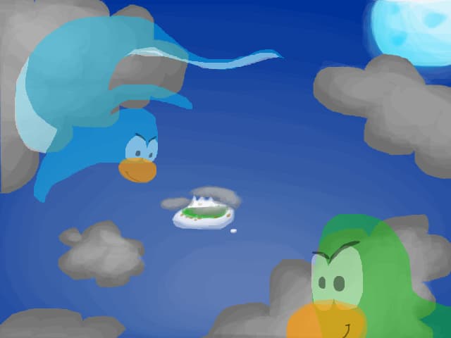 Club penguin-the penguin-ghosts