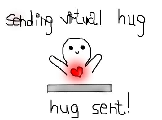 Just a hug...