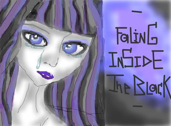faling inside the black