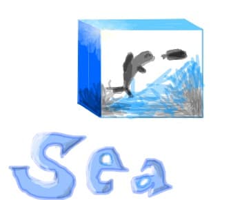 sea in a cube
