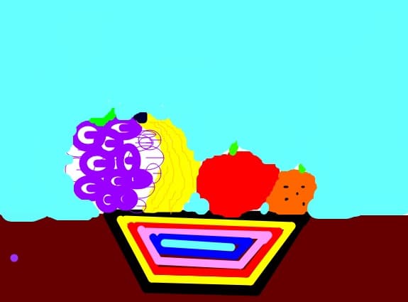 cos cu fructe
