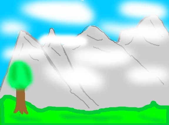 Peisaj de munte...