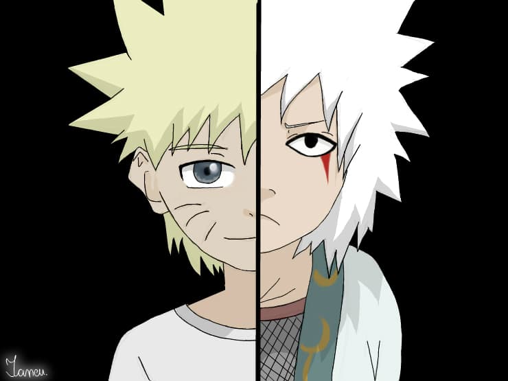 Naruto si Jiraya.