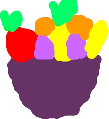 cosul cu fructe