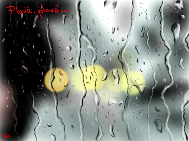 Ploua..ploua...cu plictiseala ploua...