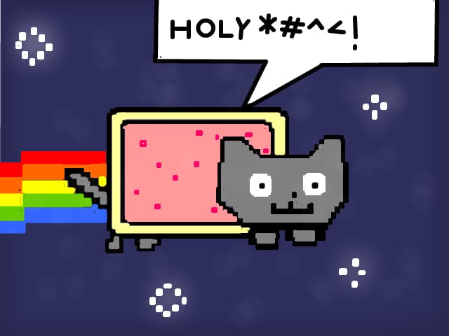 nyan cat.