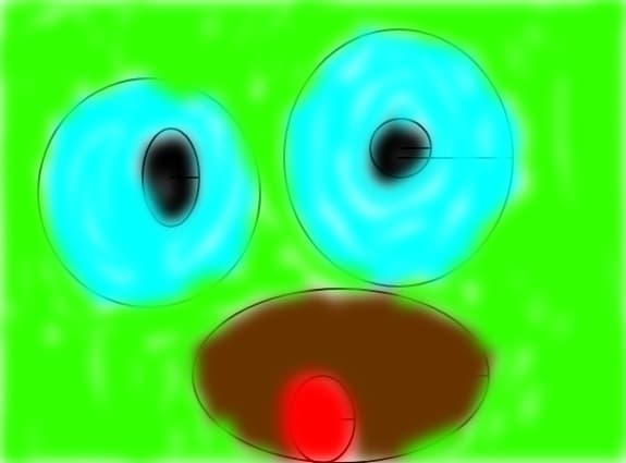 monstrul speriat