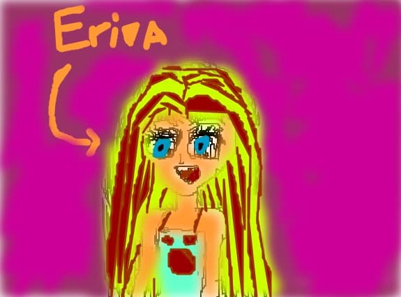 Erioa.Fata blonda-roscata.
