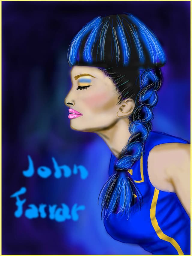 blue fashion