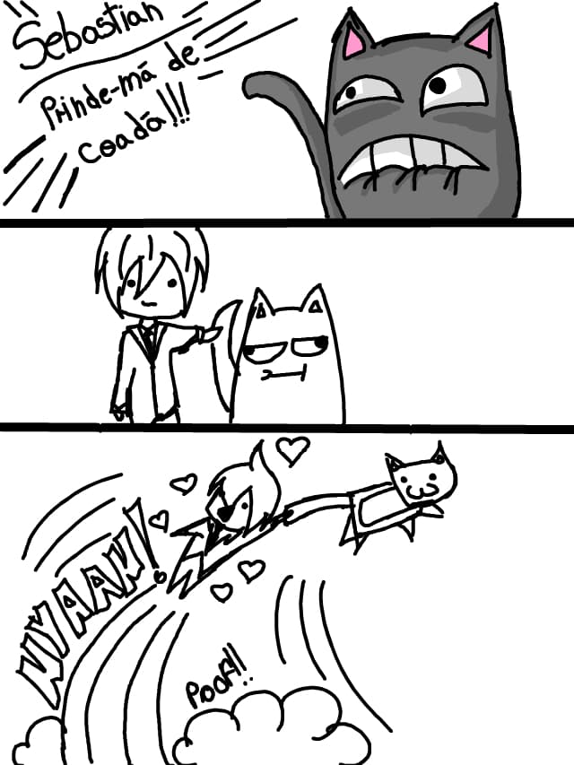Sebastian si Nyan cat