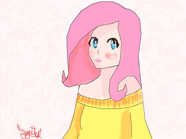 fluttershy human version