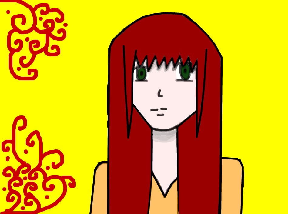 anime girl:*