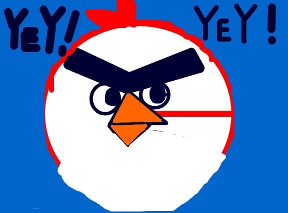 Angri Bird Red