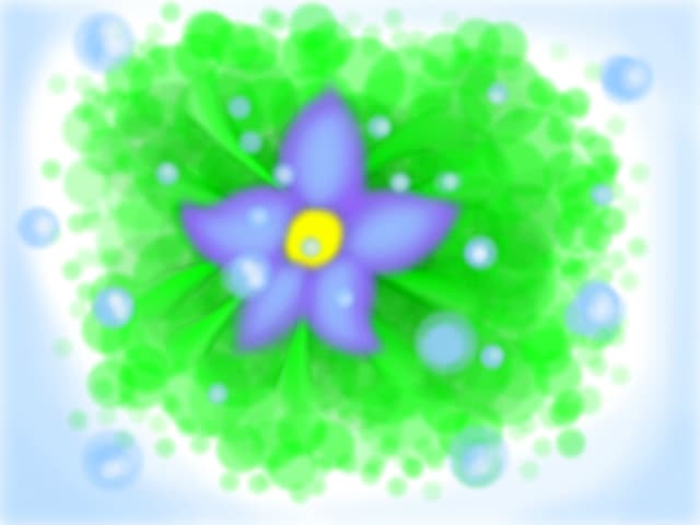 Violet flower