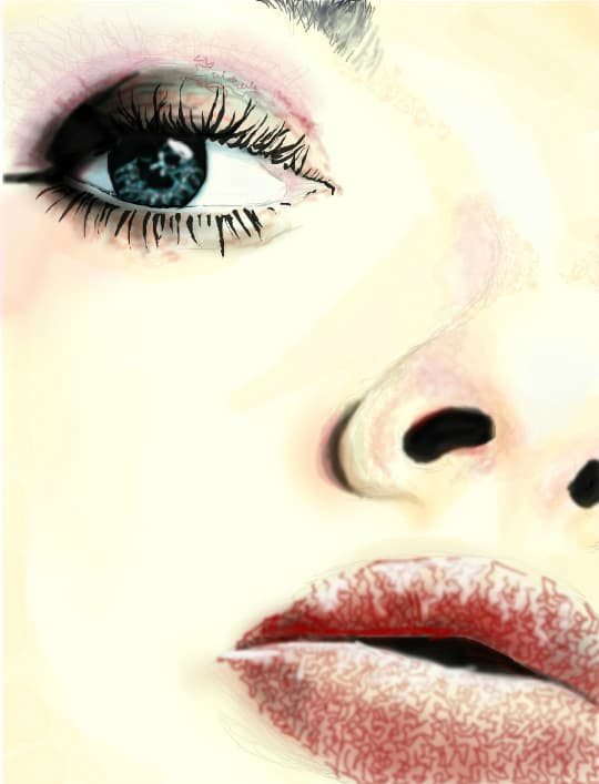 I look at you.