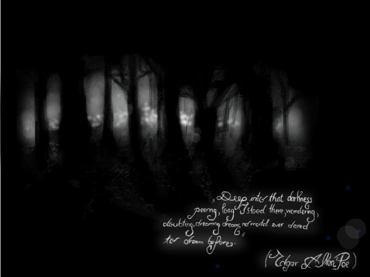 in the dark of the night
