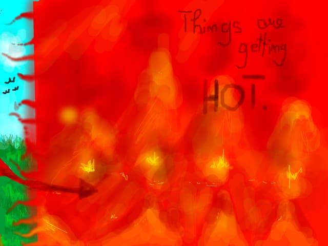 Things are getting HOT .