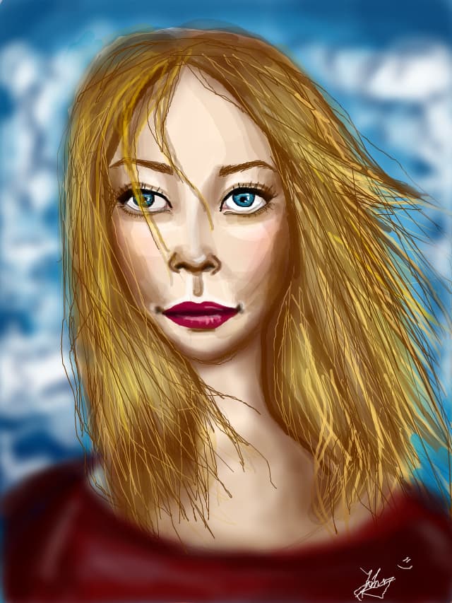 blue eyes