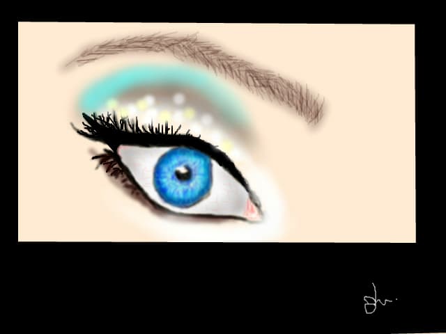 blue eye :x
