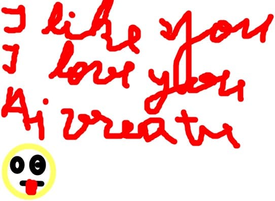 I like you. I love you.  ai vrea tu