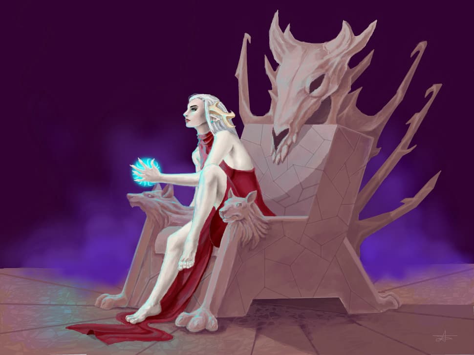 Regina dragonilor albi-Row Mandura